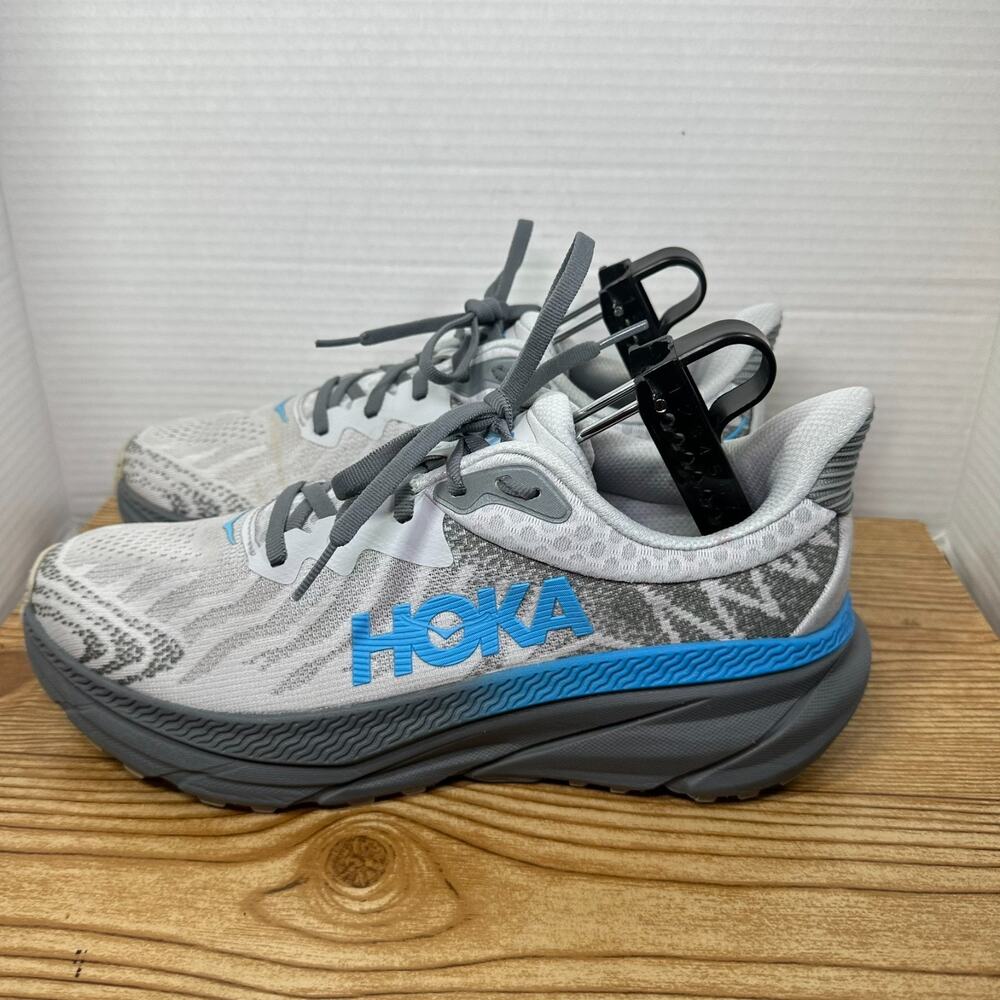 Hoka Challenger ATR 7 Womens 9B Grey Trail Running Hiking Shoes 1134498 SRDST